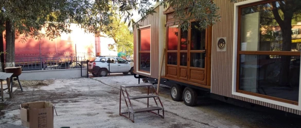 Tan Tiny House