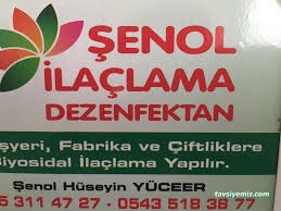 Şenol İlaçlama Şenol İlaçlama