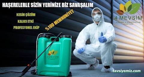 4 Mevsim İlaçlama & Dezenfeksiyon Hizmetleri 4 Mevsim İlaçlama & Dezenfeksiyon Hizmetleri