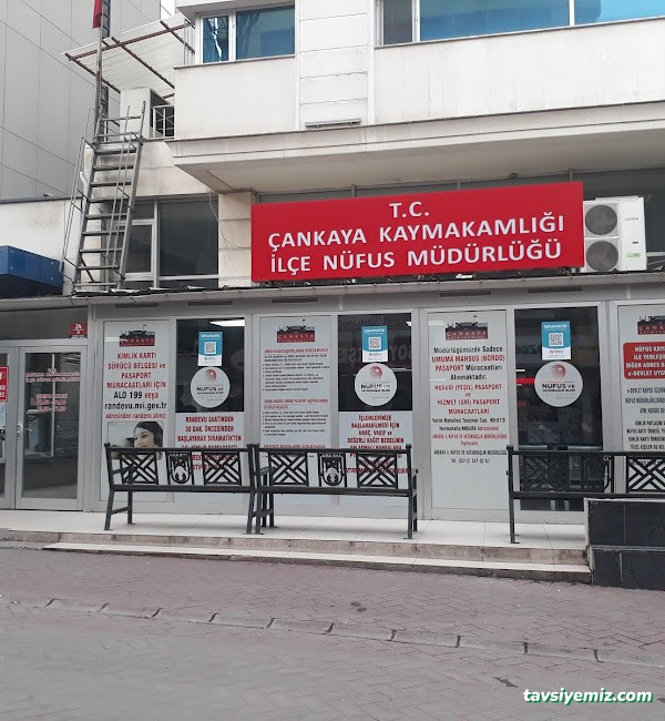 Çankaya Nüfus Müdürlüğü Çankaya Nüfus Müdürlüğü