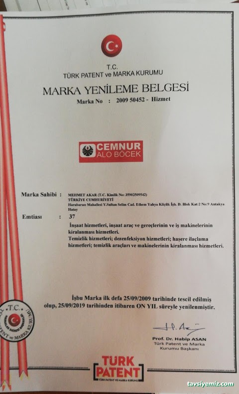 Hatay Alo Böcek İlaclama Ve Dezenfeksiyon Hatay Alo Böcek İlaclama Ve Dezenfeksiyon