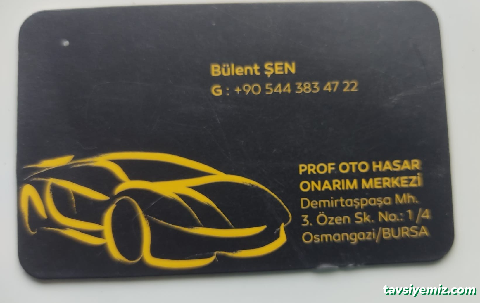 Prof Oto Hasar Onarım Merkezi