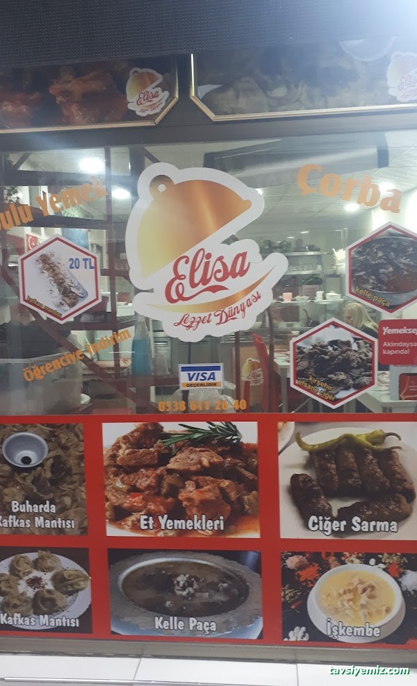 Elisa Yemek Çorbacım Şahin Usta Elisa Yemek Çorbacım Şahin Usta