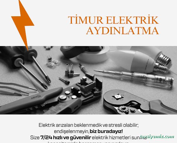 Manisa Elektrikçi Timur Elektrik Aydınlatma Manisa Elektrikçi Timur Elektrik Aydınlatma