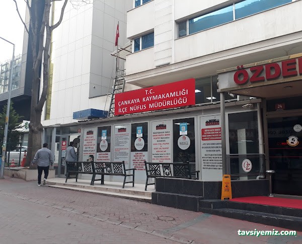 Çankaya Nüfus Müdürlüğü Çankaya Nüfus Müdürlüğü