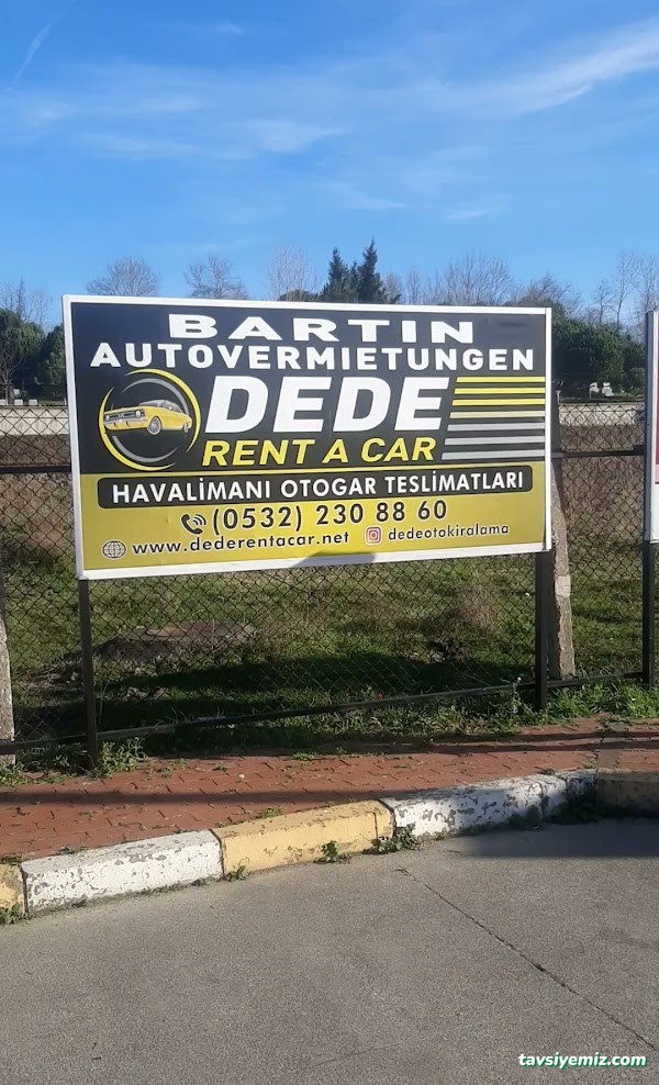 Dede Rent A Car Oto Kiralama Bartın Dede Rent A Car Oto Kiralama Bartın