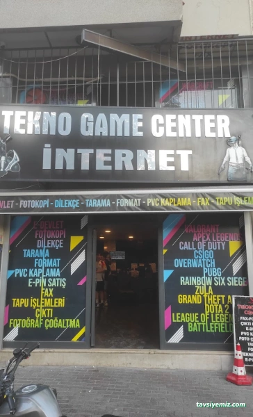 Tekno Game Center İnternet Kafe Tekno Game Center İnternet Kafe