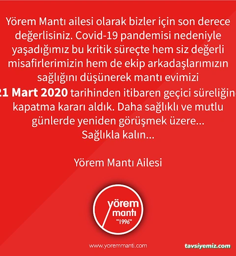 Yörem Mantı Unlu Mamüller Yörem Mantı Unlu Mamüller
