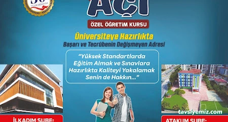 Açı Özel Öğretim Kursu Açı Özel Öğretim Kursu