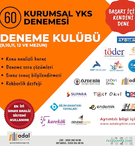 Adal Eğitim Yks - Lise Adal Eğitim Yks - Lise