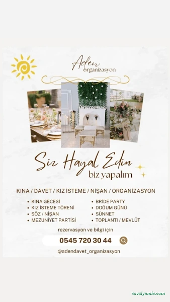 Aden Davet & Organizasyon Aden Davet & Organizasyon