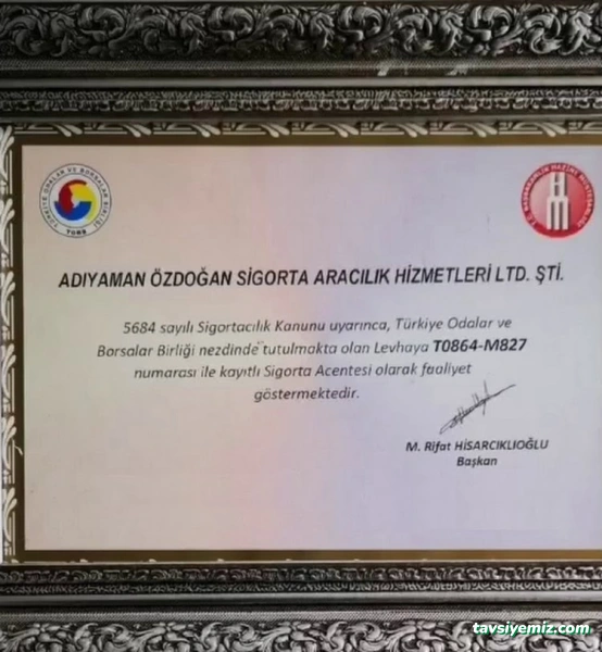 Adıyaman Özdoğan Sigorta Adıyaman Özdoğan Sigorta