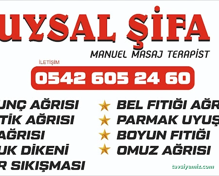 Afyon Manuel Terapist Uysal Şifa Afyon Manuel Terapist Uysal Şifa