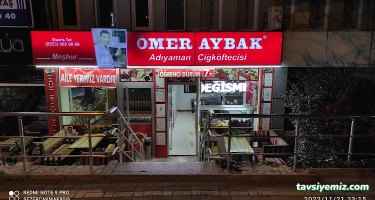 Afyon Yeşilyol Meşhur Adıyaman Çiğ Köftecisi Ömer Aybak Afyon Yeşilyol Meşhur Adıyaman Çiğ Köftecisi Ömer Aybak