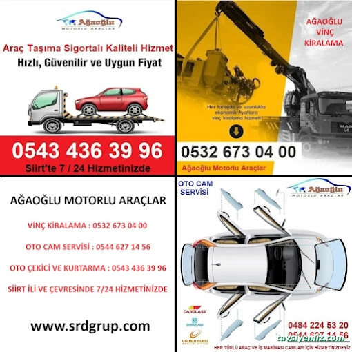 Ağaoğlu Oto Cam Ve Oto Çekici Ağaoğlu Oto Cam Ve Oto Çekici