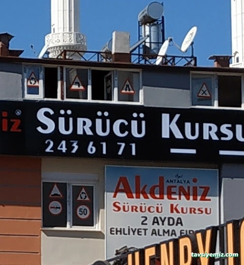 Akdeniz Sürücü Kursu Akdeniz Sürücü Kursu