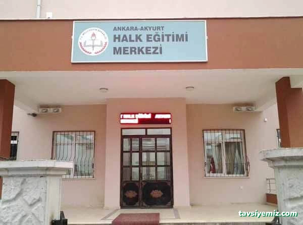 Akyurt Halk Eğitimi Merkezi Akyurt Halk Eğitimi Merkezi