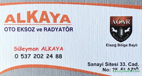 Alkaya Oto Egzoz Ve Radyatör Alkaya Oto Egzoz Ve Radyatör