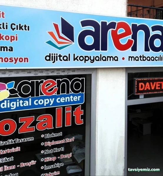 Arena Dijital Kopyalama Ve Matbaacılık Arena Dijital Kopyalama Ve Matbaacılık