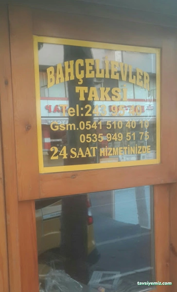 Bahçelievler Taksi Durağı Bahçelievler Taksi Durağı