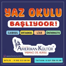 Bitlis Amerikan Kültür Yabancı Dil Kursu Bitlis Amerikan Kültür Yabancı Dil Kursu