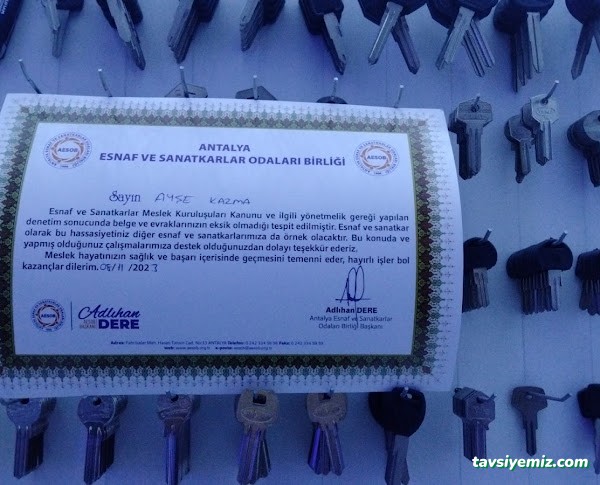 Konyaaltı Çilingir Antalya Konyaaltı Çilingir Antalya