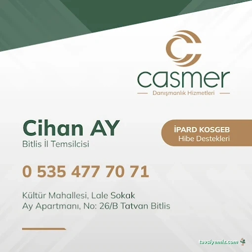 Casmer Danışmanlık Hizmetleri Ltd Şti Casmer Danışmanlık Hizmetleri Ltd Şti