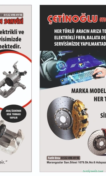 Çetinoğlu Oto Fren Çetinoğlu Oto Fren