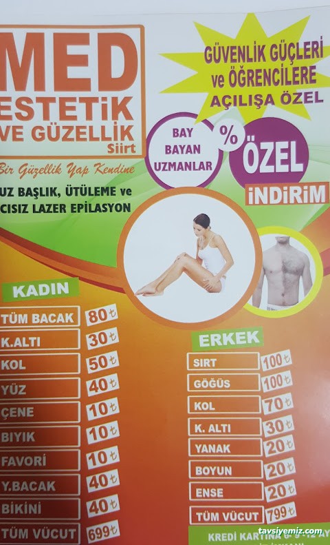 Med Estetik Ve Güzellik Merkezi Siirt Med Estetik Ve Güzellik Merkezi Siirt