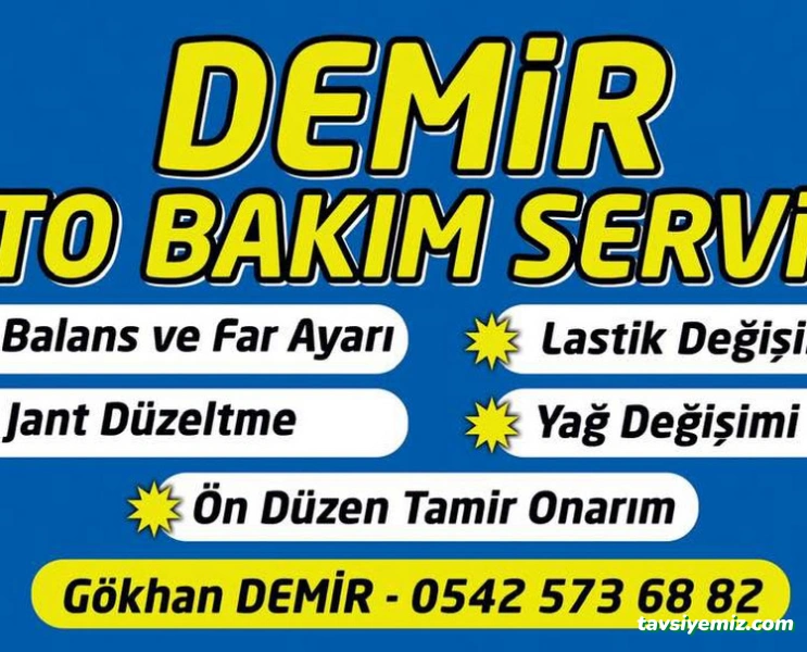 Demir Oto Bakım Servisi Demir Oto Bakım Servisi