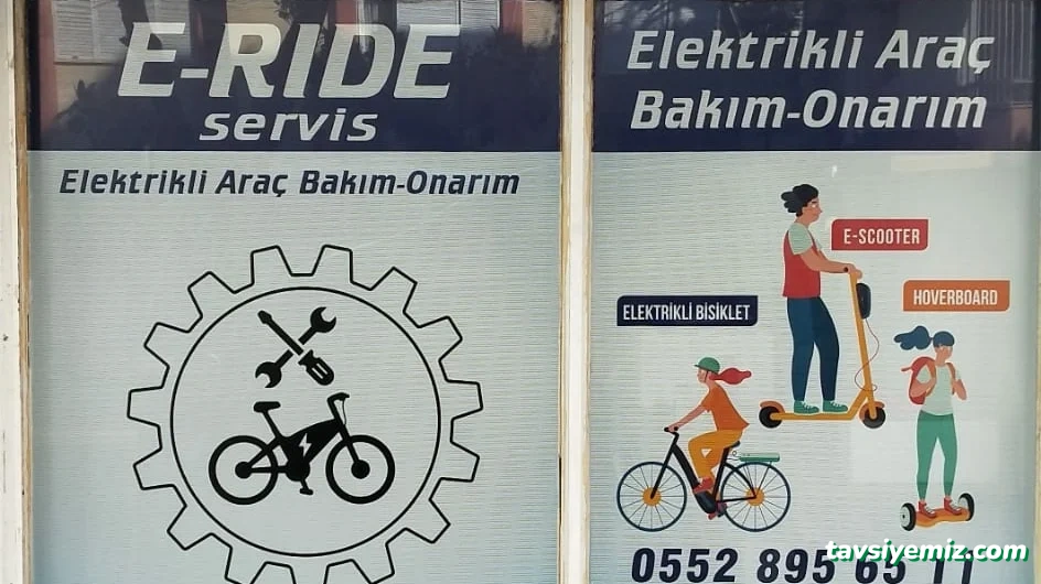 E-Ride Antalya Elektrikli Scooter Servis E-Ride Antalya Elektrikli Scooter Servis