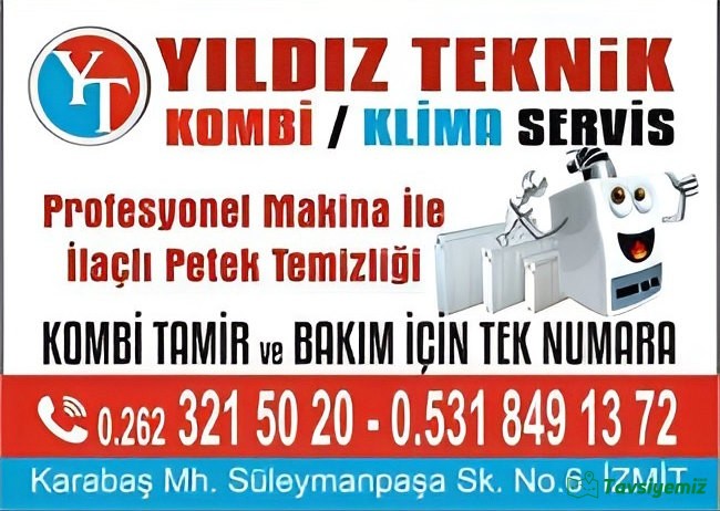 Yıldız Teknik Kombi Servisi Yıldız Teknik Kombi Servisi