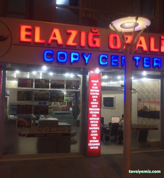 Elazığ Ozalit & Copy Center Elazığ Ozalit & Copy Center