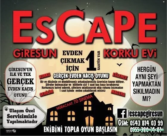 Escape Giresun Korku Evi Escape Giresun Korku Evi