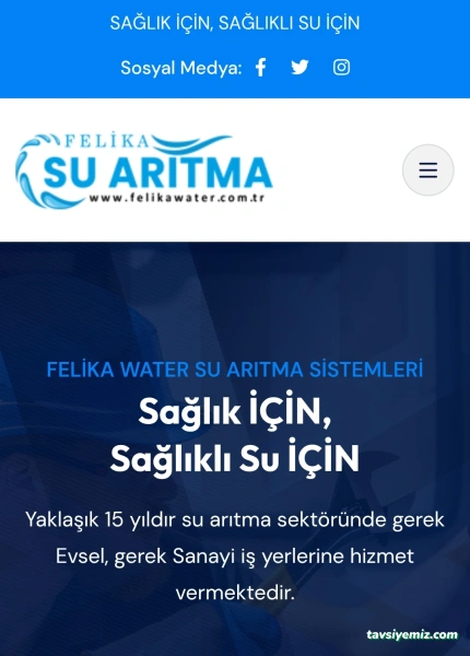 Felika Su Arıtma Felika Su Arıtma