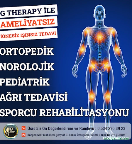 G Therapy Çorum Şubesi G Therapy Çorum Şubesi