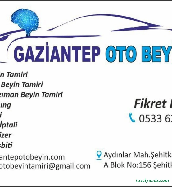 Gaziantep Oto Beyin Satışı Gaziantep Oto Beyin Satışı