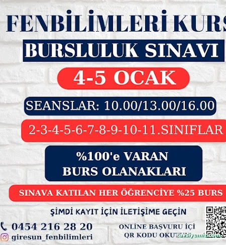 Giresun Fenbilimleri Kurs Merkezi (Segem) Giresun Fenbilimleri Kurs Merkezi (Segem)