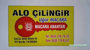 Giresun Macara Anahtar Giresun Macara Anahtar