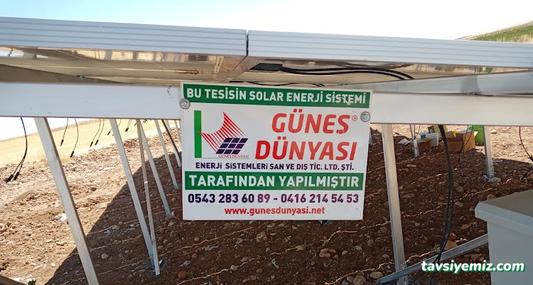 Güneş Dünyası Enerji Sistemleri San. Ve Dış Tic. Ltd. Şti. Güneş Dünyası Enerji Sistemleri San. Ve Dış Tic. Ltd. Şti.