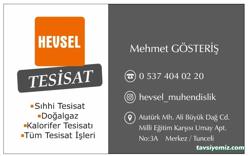 Hevsel Tesisat
