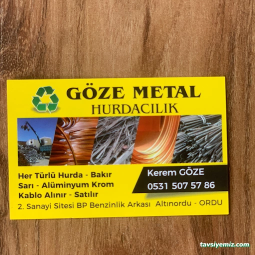 Hurdacı Göze Hurdacılık Hurdacı Göze Hurdacılık