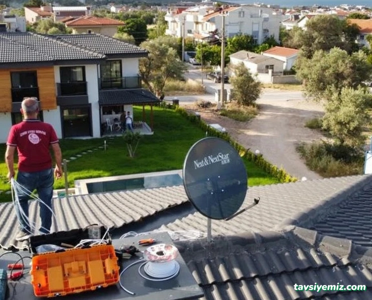 İzmir Uydu Servisi Uydu Montajı Çanak Anten İzmir Uydu Servisi Uydu Montajı Çanak Anten