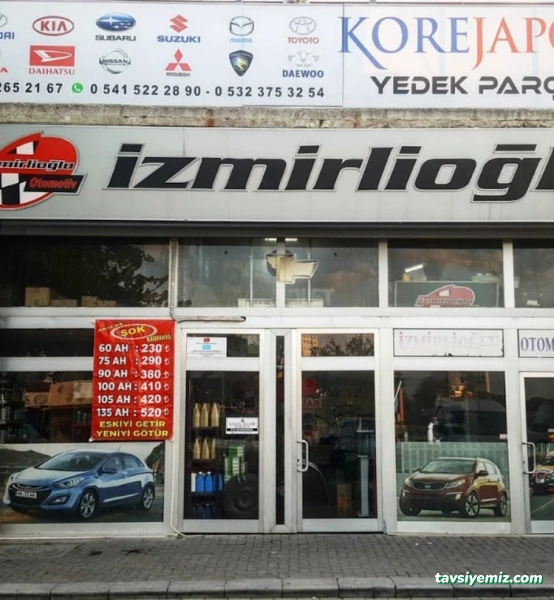 İzmirlioğlu Otomotiv Japon & Kore Yedek Parça İzmirlioğlu Otomotiv Japon & Kore Yedek Parça