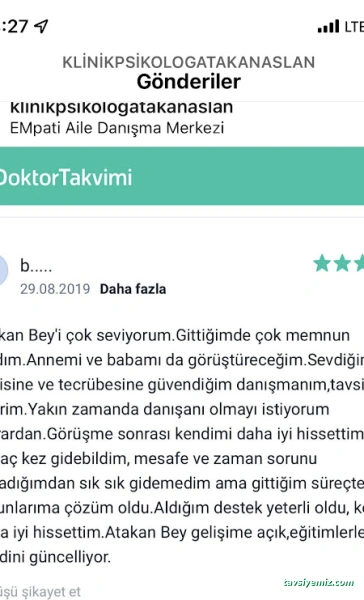 Klinik Psikolog & Aile Danışmanı Atakan Aslan Klinik Psikolog & Aile Danışmanı Atakan Aslan
