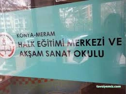 Meram Halk Eğitimi Merkezi Meram Halk Eğitimi Merkezi