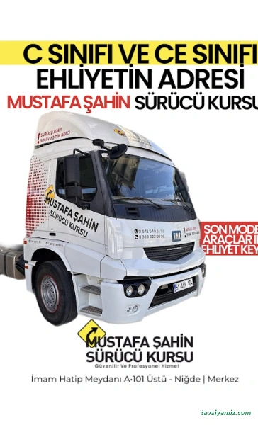 Mustafa Şahin Sürücü Kursu Mustafa Şahin Sürücü Kursu