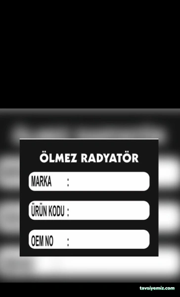 Ölmez Radyatör Ölmez Radyatör