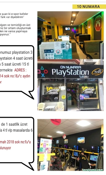 On Numara Playstation Salonu On Numara Playstation Salonu