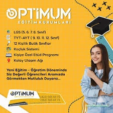 Optimum Eğitim Kurumları Optimum Eğitim Kurumları